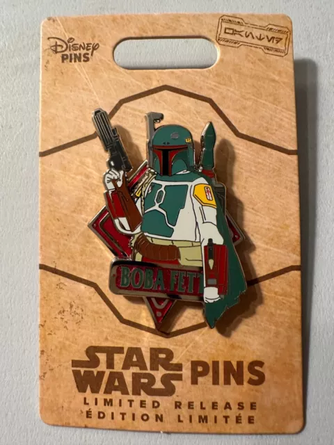 Boba Fett Pin 2023 Star Wars Bounty Hunter Series Disney Lr