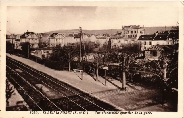 CPA St-LEU-la-Fortét - Gare District Overview (350115)