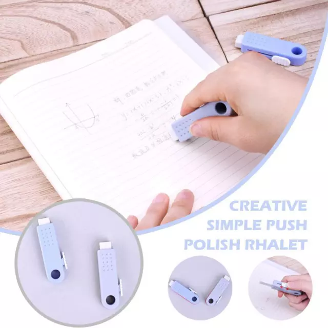 Lápiz creativo Pull Eraser goma para niños dibujo escritura limpieza |