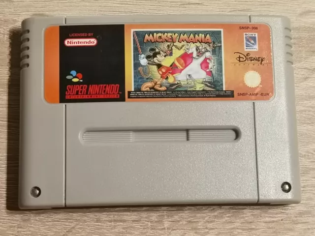 Disney Mickey Mania Super Nintendo Nes Snes