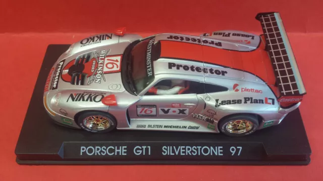 Fly A33 Porsche 911 Gt1 #16 Silverstone 1997 1/32 Slot Car For Scalextric
