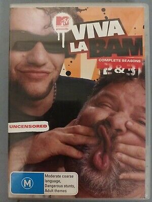 Viva La Bam - Complete Seasons 2 & 3 (DVD, 2006) MTV 3 Disc Set R 4 be298