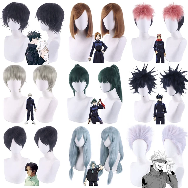 Gojo Satoru Cosplay Perücke - Jujutsu Kaisen Perücke Mit Haarnetz, Verstellbar