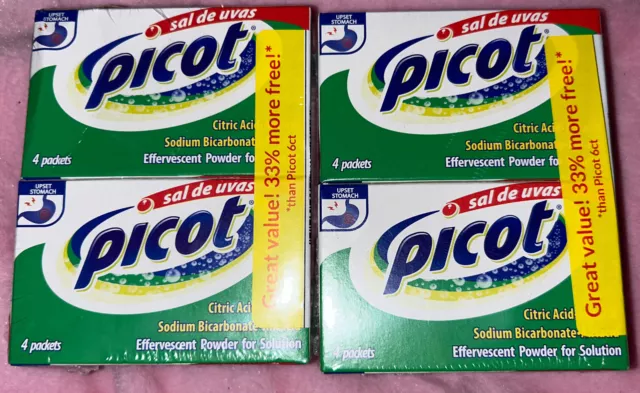 Picot Antacid 0.17 oz (Pack of 12) - Sal de Uvas Antiacido (Pack of 3)