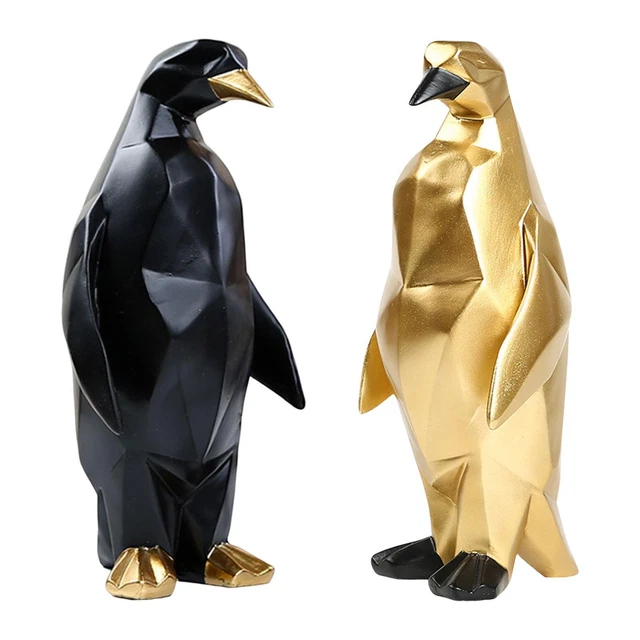 Creative Pingouin Statue Figurine Sculpture Artisanat pour la décoration de