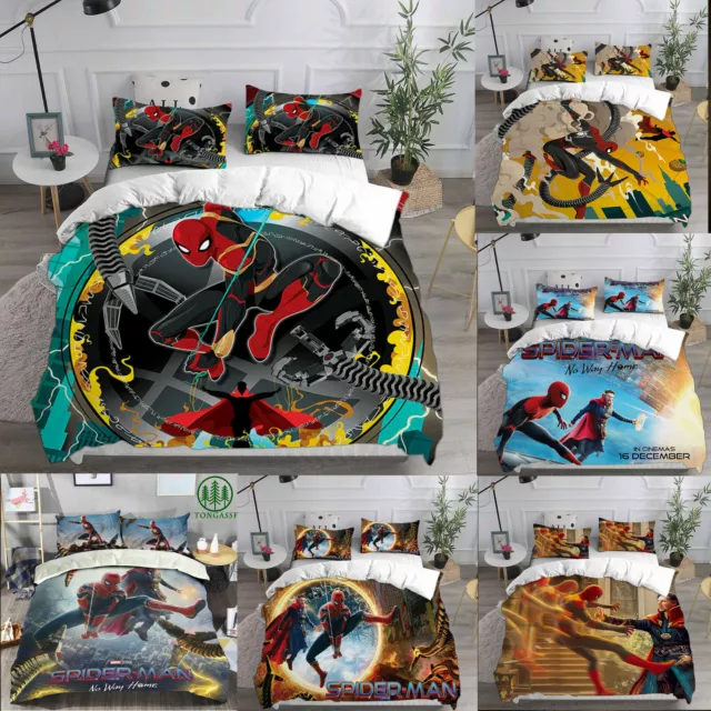 Conjunto de funda de edredón/edredón MARVEL Spider-Man: No Way Home 3 piezas funda de cama funda de almohada