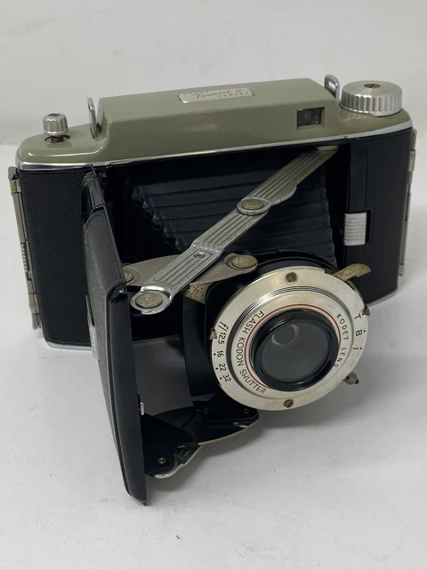 Kodak Tourist II Film Camera - Missing Top Button - Untested