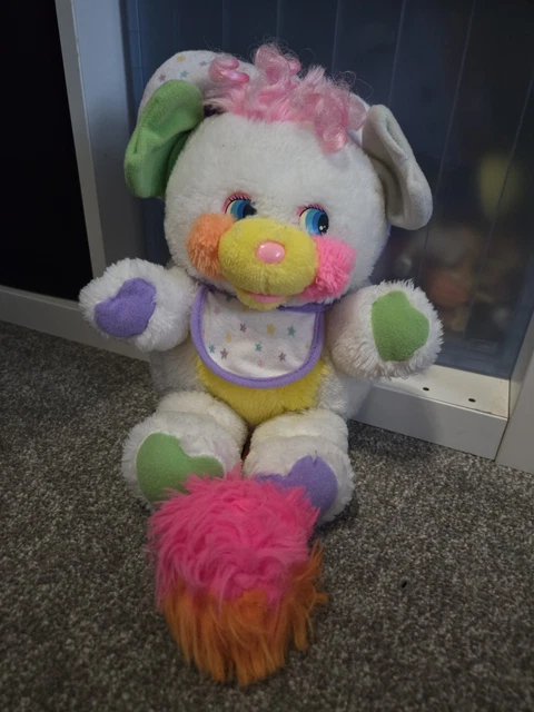 Ancien Peluche Popples Chien Mattel – Série Z’animaux Vintage Rare Collection