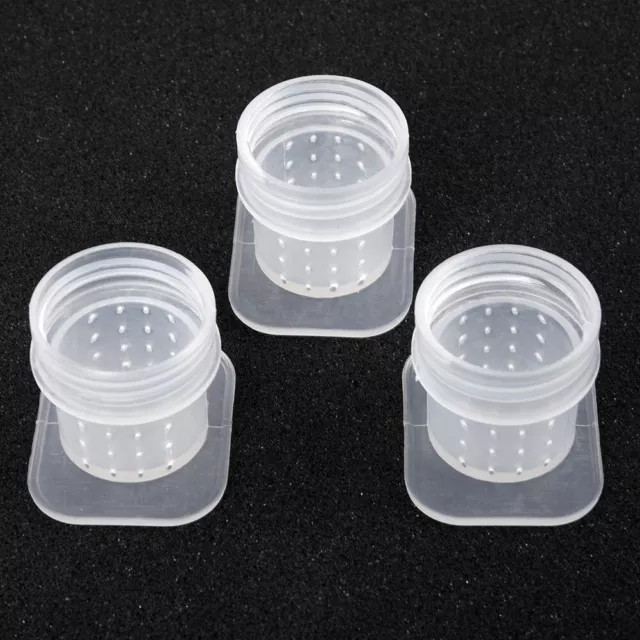 Bee Water Feeder Set Container Replacement 3Pcs Plastic 27mm Beekeeping Durable