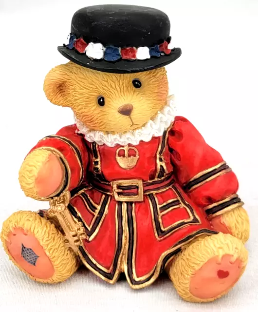 Cherished Teddies 5C6/463 Bertie English Bear Hat Red Outfit Mini Figurine