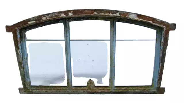Stallfenster Fenster Eisenfenster Klappe Scharnie Seltenes 42,6 cm x 70,2 cm