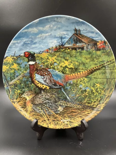 The Pheasant by Wayne Anderson Knowles Collectors Plate Upland Game Birds 15900A