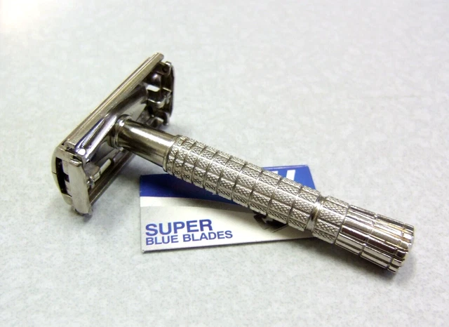 Vintage A-1 1955 Gillette Super Speed TTO Flare Tip Double Edge Safety Razor