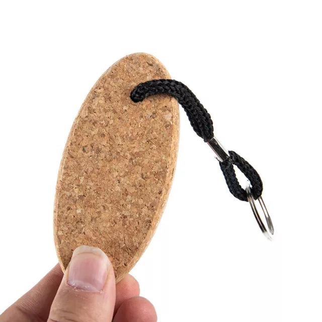 1Pc Cork Ball Keychain Floating Buoy Holder for Water Sports Beach Rowing Boa Le