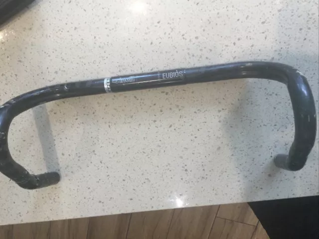 ￼Cinelli Eubios Road Bike Drop Bar Handlebar 26.4  42 Black