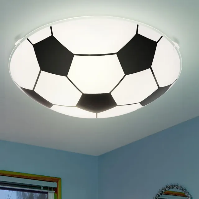 Lampada da soffitto LED ragazzi bambini camera calcio design lampada da parete illuminazione