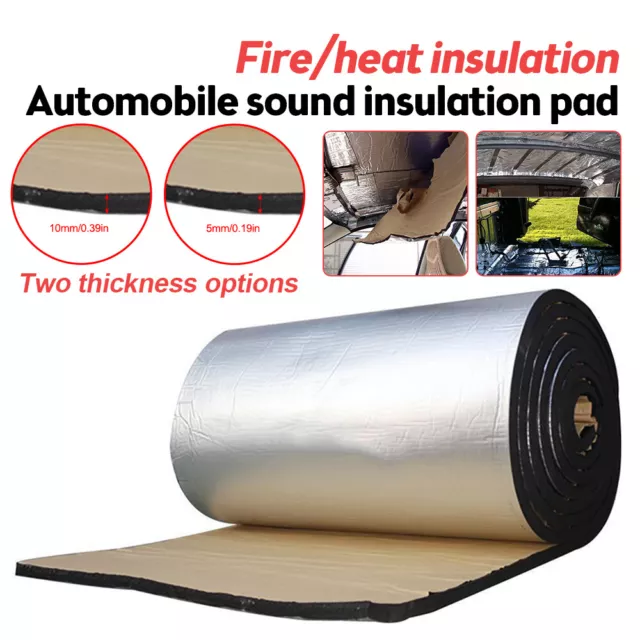 Car Roof Insulation Sound Firewall Deadening Heat Shield Thermal Noise Proof Mat