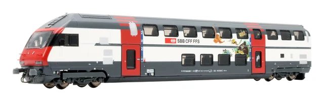 PRE-OWNED H25117 IC2000 Bi-Level2nd Class Control Cab Coach of the SBB ...