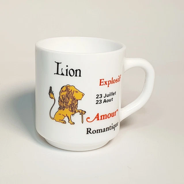 Lot De 6 Mugs Arcopal Signes Du Zodiaque - Staffordshire Décorés, Occasion