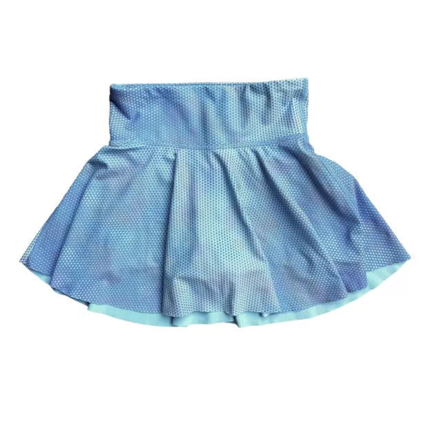 OLD NAVY ACTIVE GO DRY ATHLETIC BLUE SKORTS FLARE SKIRT Girls M 8 EUC