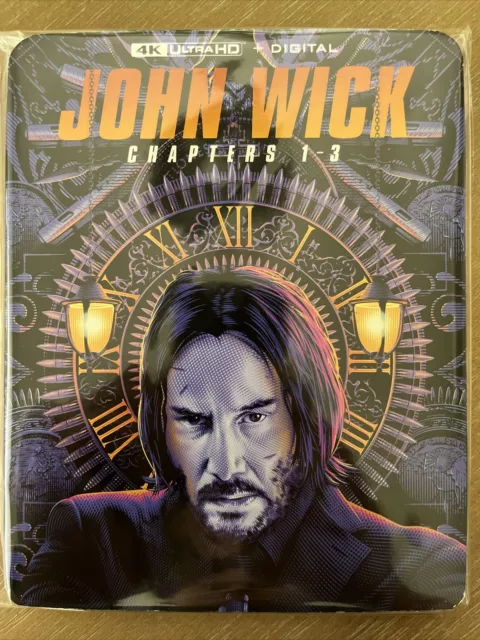 JOHN WICK MOVIE Chapter K Ultra HD Digital UHD Keanu Disc Set Slipcover PicClick