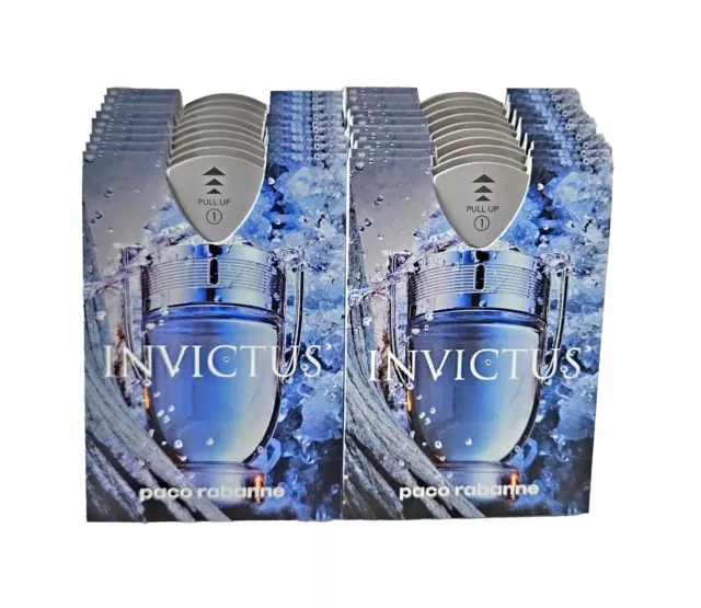 Paco Rabanne Invictus 20x 0,3 ml Eau De Toilette Spray Herren Parfum