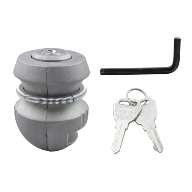 Tow Ball Trailer Coupling Hitch Lock Insertable 50mm Caravans AntiTheft Security