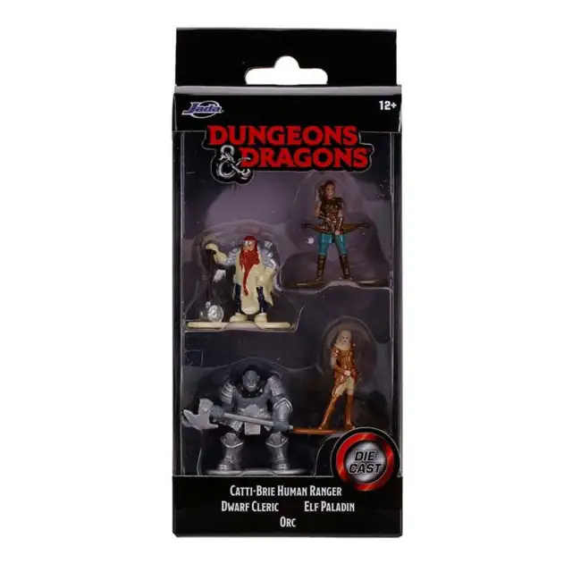 DND D&D Dungeons and Dragons: Metal Die Cast Figure Starter Pack B