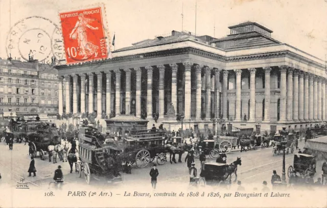 Cpa-Paris -la Bourse (125536)