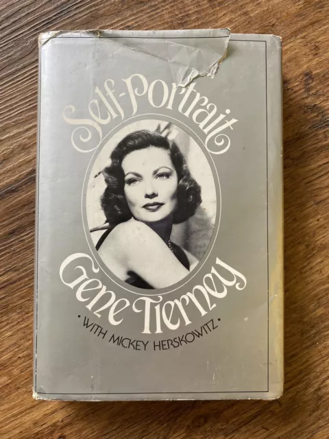 Self-Portrait Autobiography Gene Tierney & Mickey Herskowitz First Edition 1979