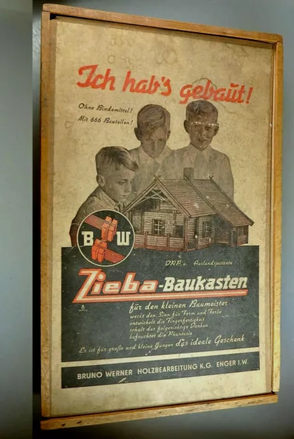 Bruno Werner: Zieba-Baukasten Holz ab/um 1925 (40389)