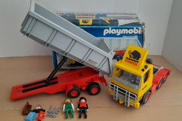 Camion Semi-remorque Playmobil 3141 Mammut Vintage Occasion