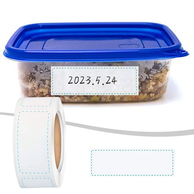 Lebensmitteletiketten Aufkleber 150/300 Stck. für Gefrierschrank und Kühlschra