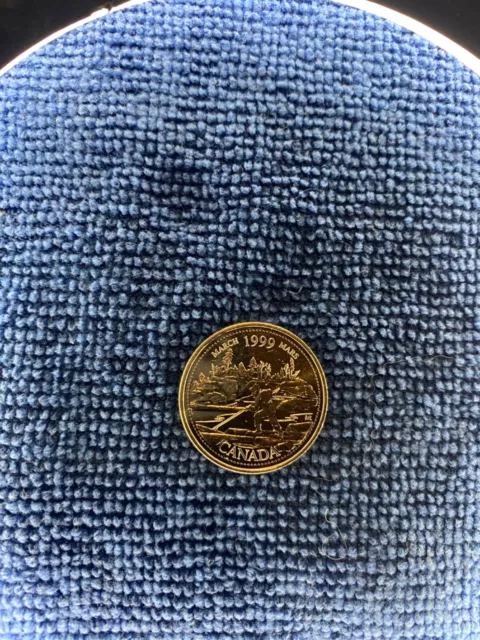Canada 1999 25¢ - Millennium Series Twenty-Five Cent  EXACT COIN -