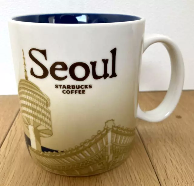 Seoul Starbucks coffee Cup City Mug Global Icon City Collector Series 16oz NEW