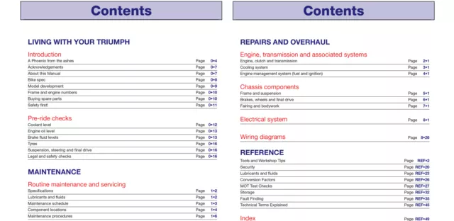 Triumph 675 Daytona & Street Triple 2006-2016 Haynes Workshop Manual 3