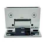 CV1E344, Adjustable Wall Mount Offset Back Plate Hinge for Shower Door