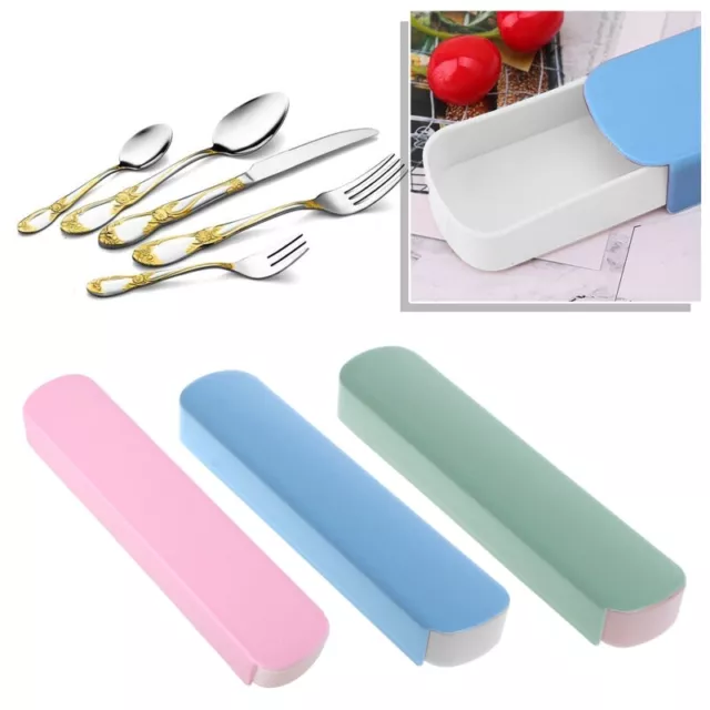 Tableware Storage Box Flatware Travel for Case For Stationery Chopsticks Spoon F