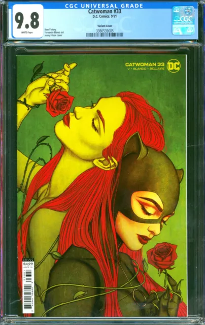 Catwoman #33 Jenny Frison Variant DC Comics 2021 CGC 9.8