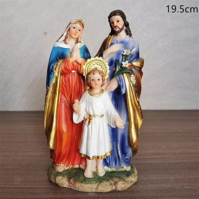 Statues de la sainte famille Figure enfant jésus Figurine
