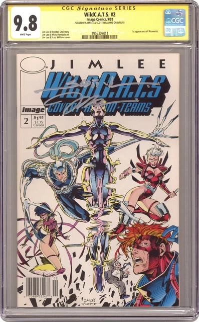 Wildcats Covert Action Teams #2N CGC 9.8 SS Lee/Williams 1992 1955307011