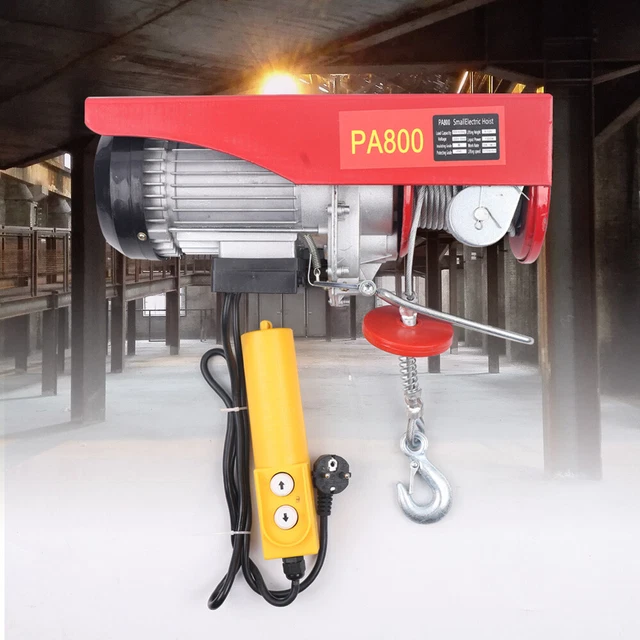 ELECTRIC HOIST WINCH Portable Electric Winch 800kg Ip 40 Électrique