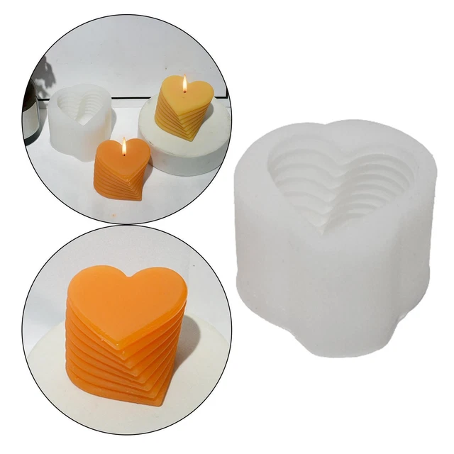 3D Silicone Savon Moule Bougie époxy Moule Chocolat Cuisson Résine Artisanat