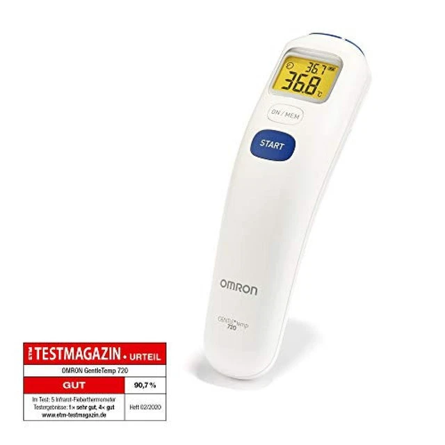 (TG. 720 Contactless Thermometer) OMRON Gentle Temp 720 Termometro Digitale Fron