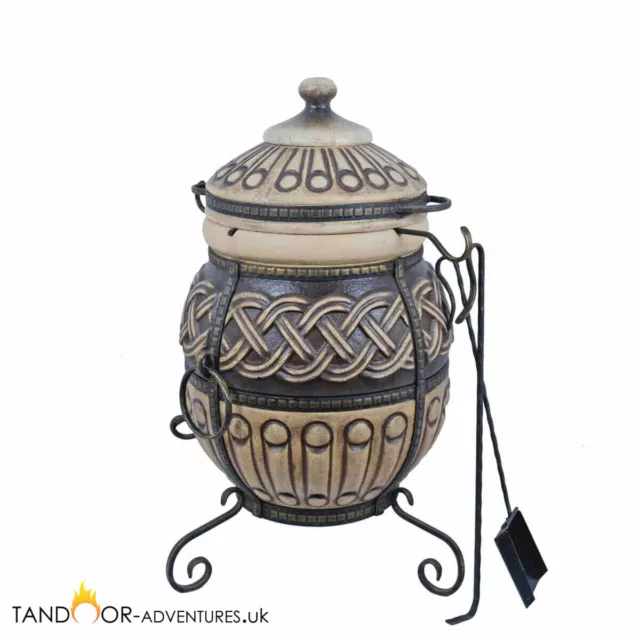 TANDOORI OVEN: 125L CC INSULATED CHAMOTTE CLAY Luxury Тандыр Tandoori.  Tandyr