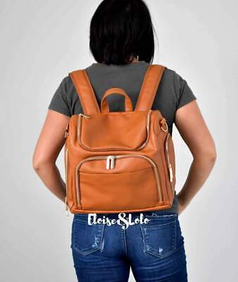 The Penelope Diaper Bag Backpack - Vegan Leather