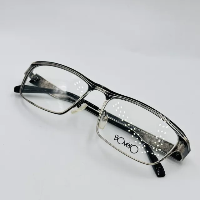 Bovelo Lunettes Femmes Hommes Carré Gris Gunmetal Variation Design Mod. 188 GR 2