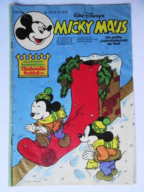 Walt Disneys Comic, Micky Maus Heft Nr. 50 vom 12. 12. 1978