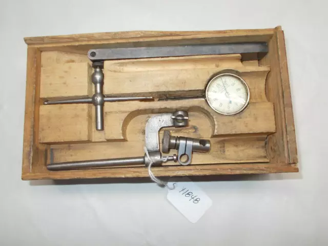Test Indicator Set, L.S. Starrett Dial Test Indicator (.001") No. 196 Set,  USA