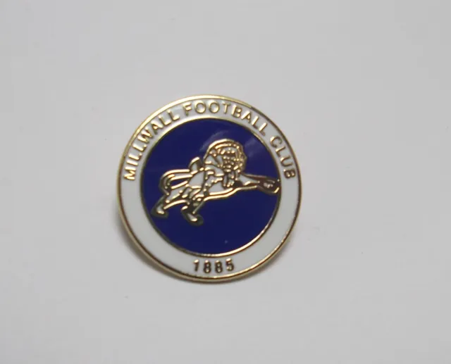 Millwall Fc - Enamel Crest Badge.